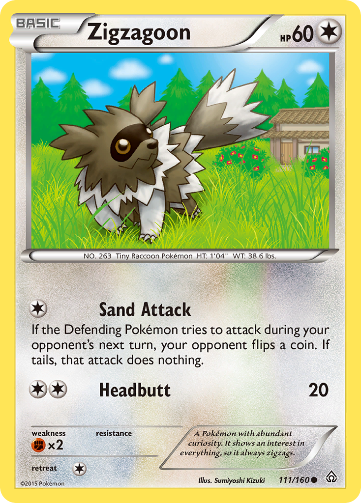 Primal Clash Zigzagoon #111/160